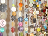 recyclart Buttons Curtain